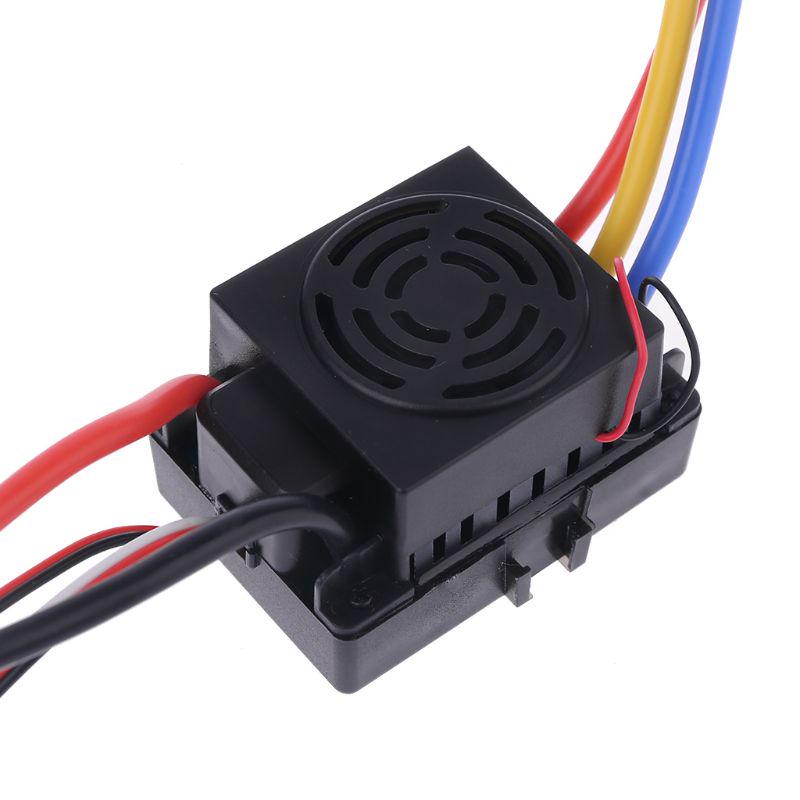 Controlador Eletrônico de Velocidade Brushless 60A à Prova d'Água com BEC 5.8V / 3A para Acessório de Peça RC