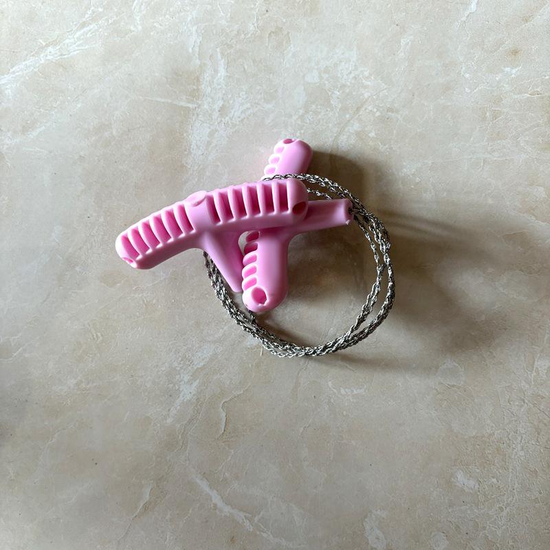 Mini kieszonkowa piła druciana do survivalu na kempingu z rękojeścią PP