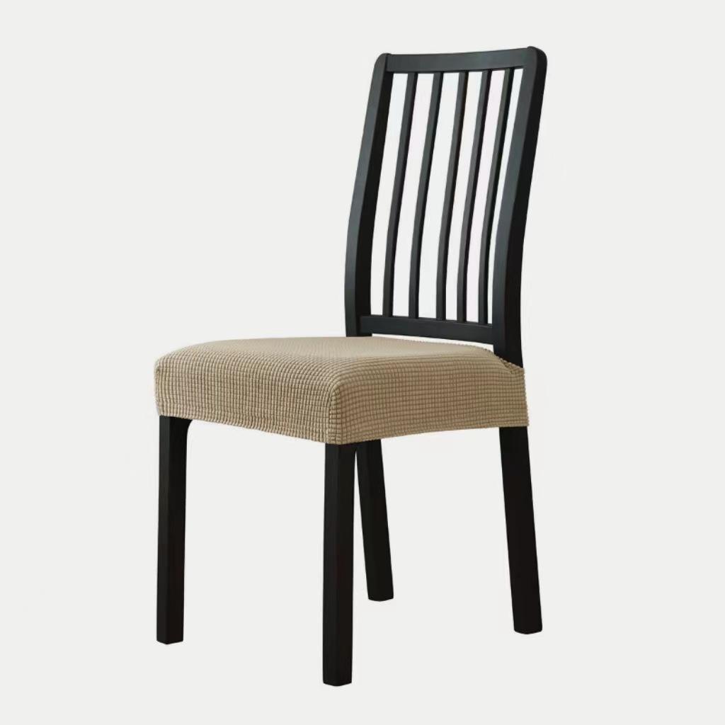 Elastischer Unifarbener Bedruckter Sitzbezug für Überwürfe für Esszimmerstuhl-Schutz Stuhlbezug Dick Stretch Stuhlhülle Kissen