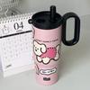 Summer Cooling Water Bottle With Handle 316 Stainless Steel Insulated Cup For Home Outdoor Car Use