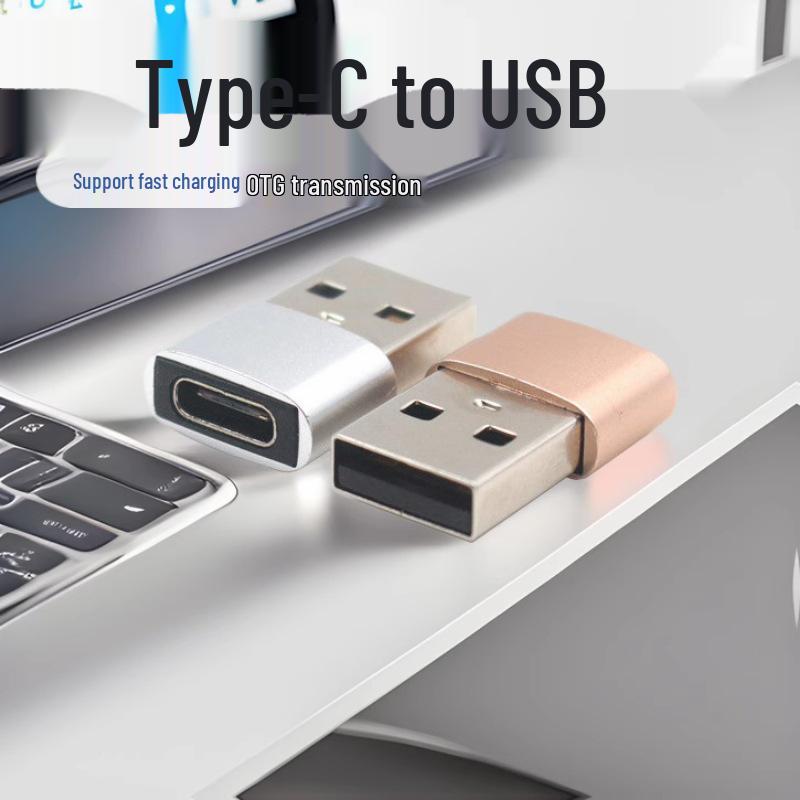 Type-C 4-in-1 USB 2.0 Hub: 2 USB + 1 Type-C Ports