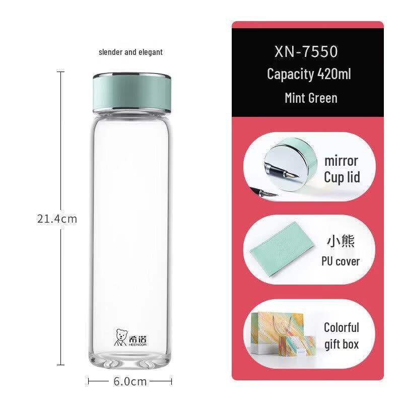 Heenoor Single Layer Glass Tumbler