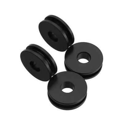 4pcs/set Black Windshield Replacement Bushing Grommets for Harley Road King Heritage Softail Motorcycle Accessories