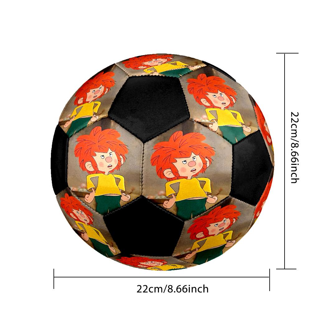 Meister Eder Indoor Soccer Ball Colorful Machine Stitched PVC Size 5 Team Training Competition Ready Durable High-Bounce Cool Sports Gift