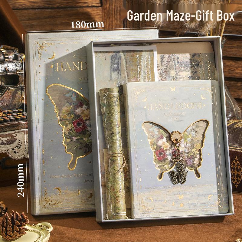 Vintage Art Journal Gift Set for Students - Birthday & Back-to-School Surprise