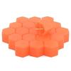 20Pcs N Silicone Car Wheel Nut Caps Hex Design 19mm Lug Bolt Covers Protective Decorative Tire Wheel Screw Caps Rim Protection