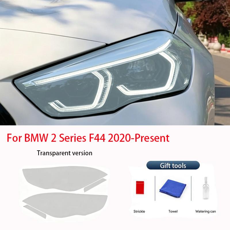 For BMW 2 Series F44 Gran Coupe M235i TPU Transparent Blackout Headlight Film Anti-Scratch Sticker Repair Accessories