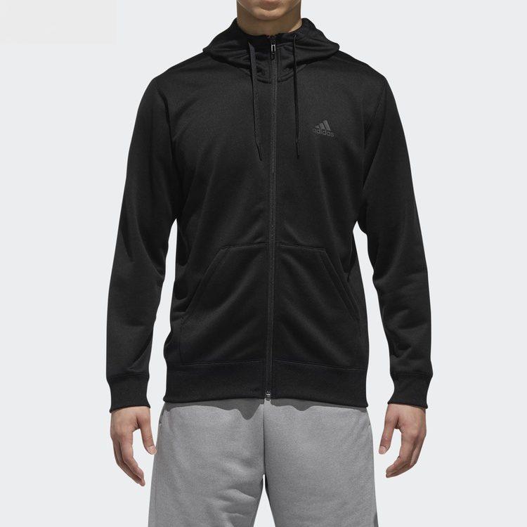Adidas Jackets Men's Black Hooded Moderate Other DN1420