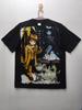 T-shirt Unisex Stile Street Y2K Larga Vintage Harajuku Girocollo Manica Corta Unisex E Unisex con Stampa Lain