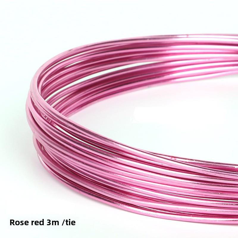 Colored Oxidized Aluminum Wire (1mm-2.5mm) for DIY Crafts & Bicycle Ornaments