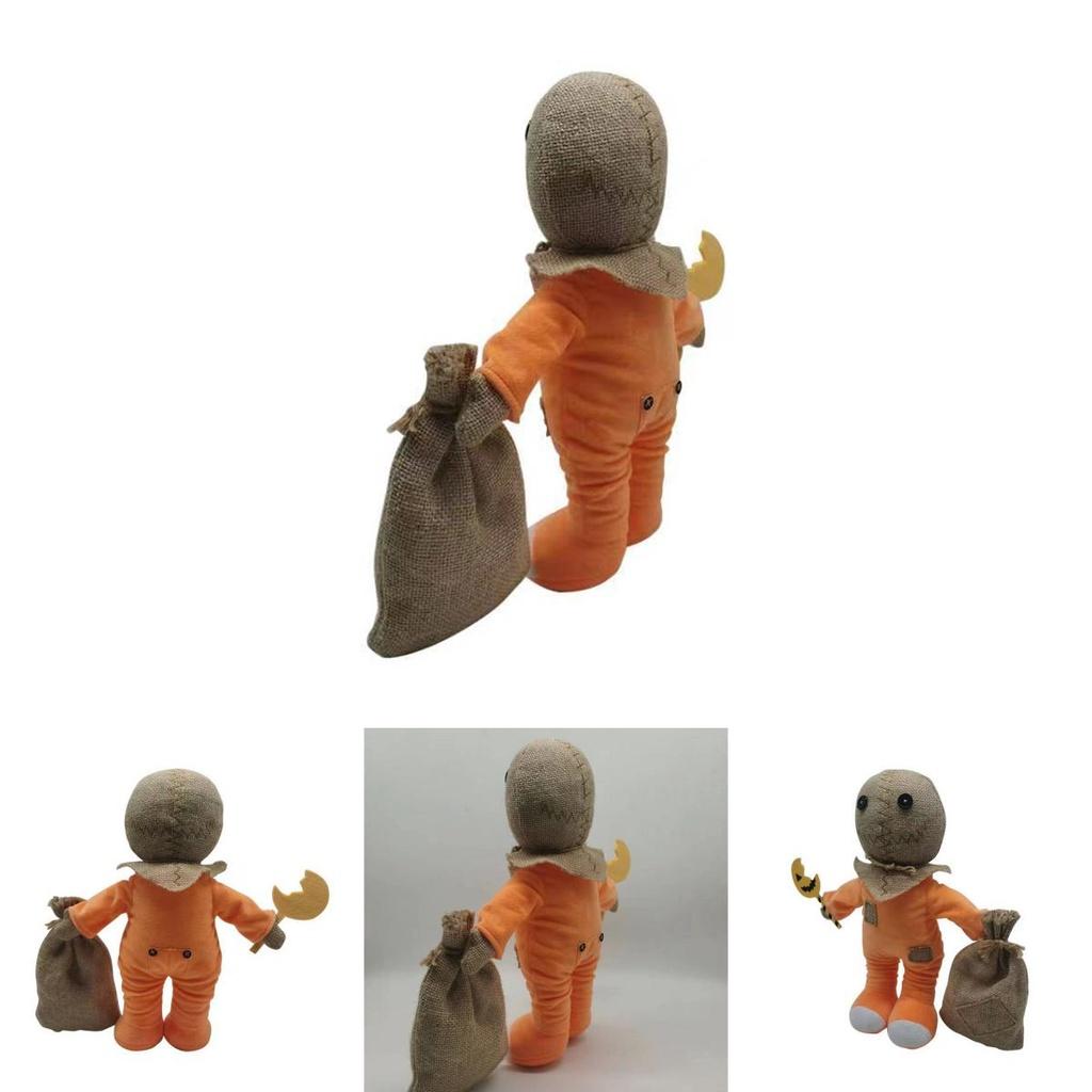 Sam Trick Treat Plush Toy Halloween Pumpkin Man Movie Doll