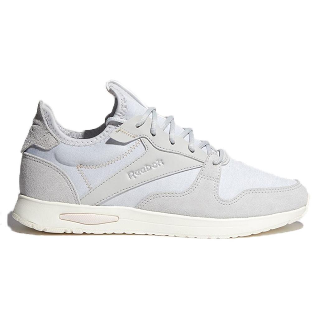Reebok Comfortable Fabric Two-Layer Suede Low-Top Running Shoes Women Sneakers Desert-Gray S29073