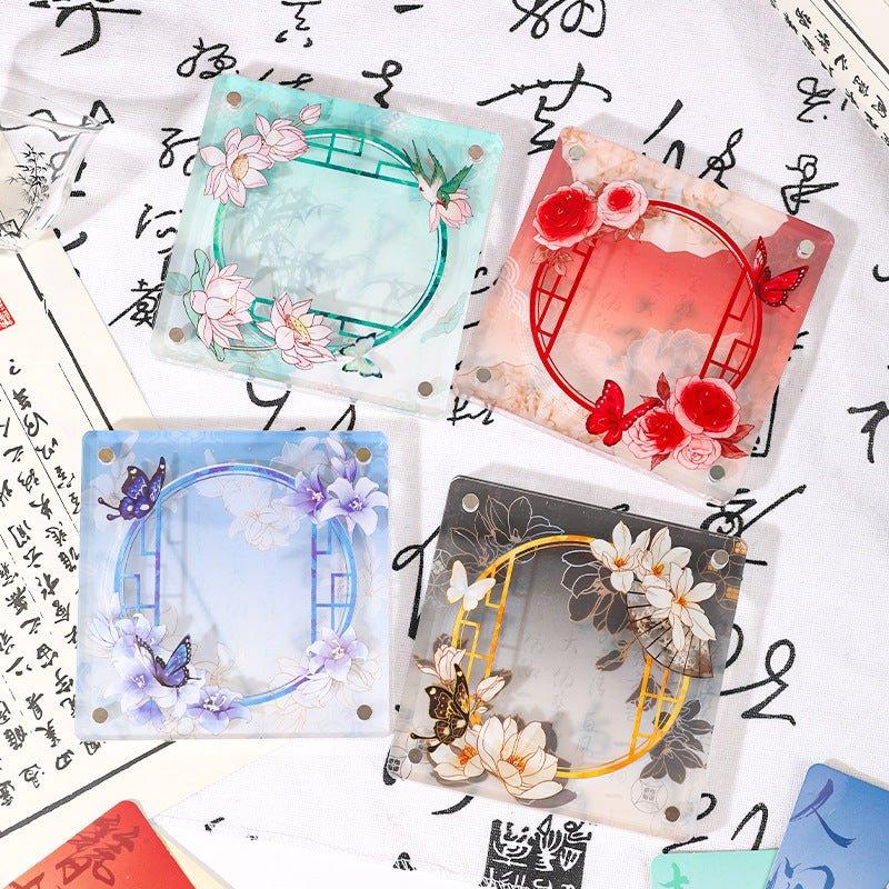 Anime Badge Display | Lan Ting Xu Series Aryclic Badge Case 75mm Badge