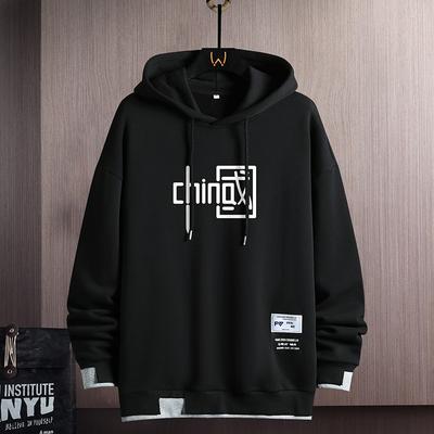 Trendy Brand Hooded Men'S Sweater Spring And Autumn Sports Students Loose Long-Sleeved Tops And Clothing Men'S Casual Sweater Men'S