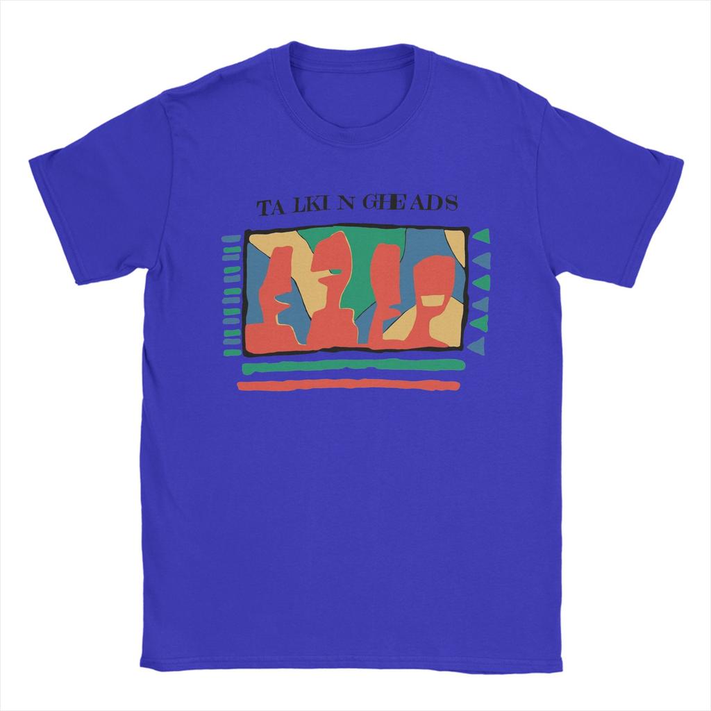 Summer Talking Heads Fashion T Shirts Cotton Tshirt for Couple YK Fun Cheap Print Short Sleeve Top Tees