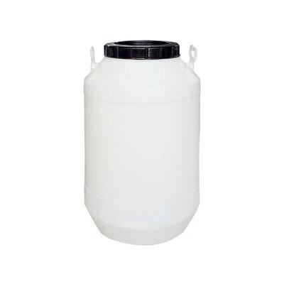 BOUSSAC 60L Thickened White Round Water Storage Bucket with Lid