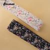 Day & Night Floral Cotton Guitar Strap Set: Anti-Slip, Widened Design, Dark Night Pattern 022, Sunlight Pattern 021