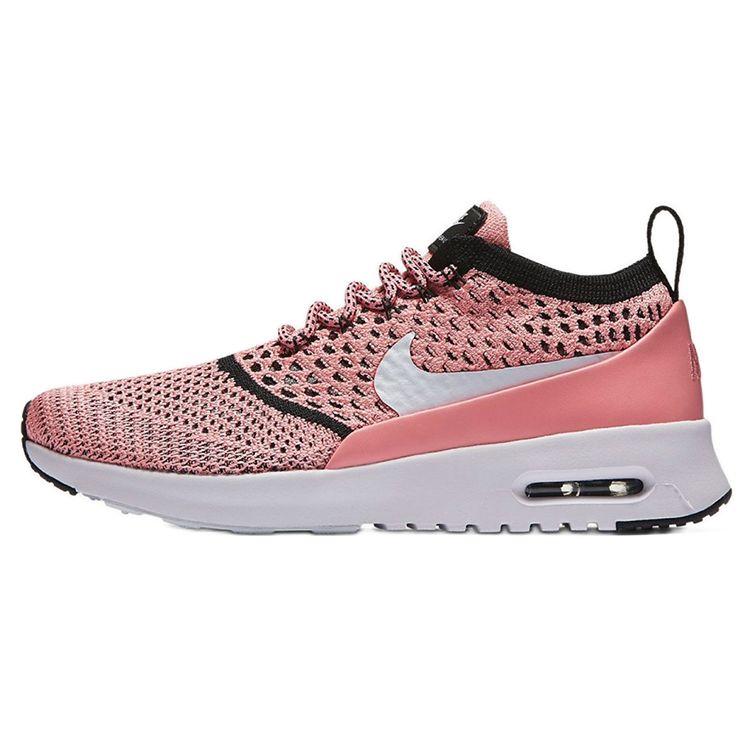 Nike  Air Max Thea Ultra Flyknit Bright Melon Women Sneakers Pink White-Black 881175-800