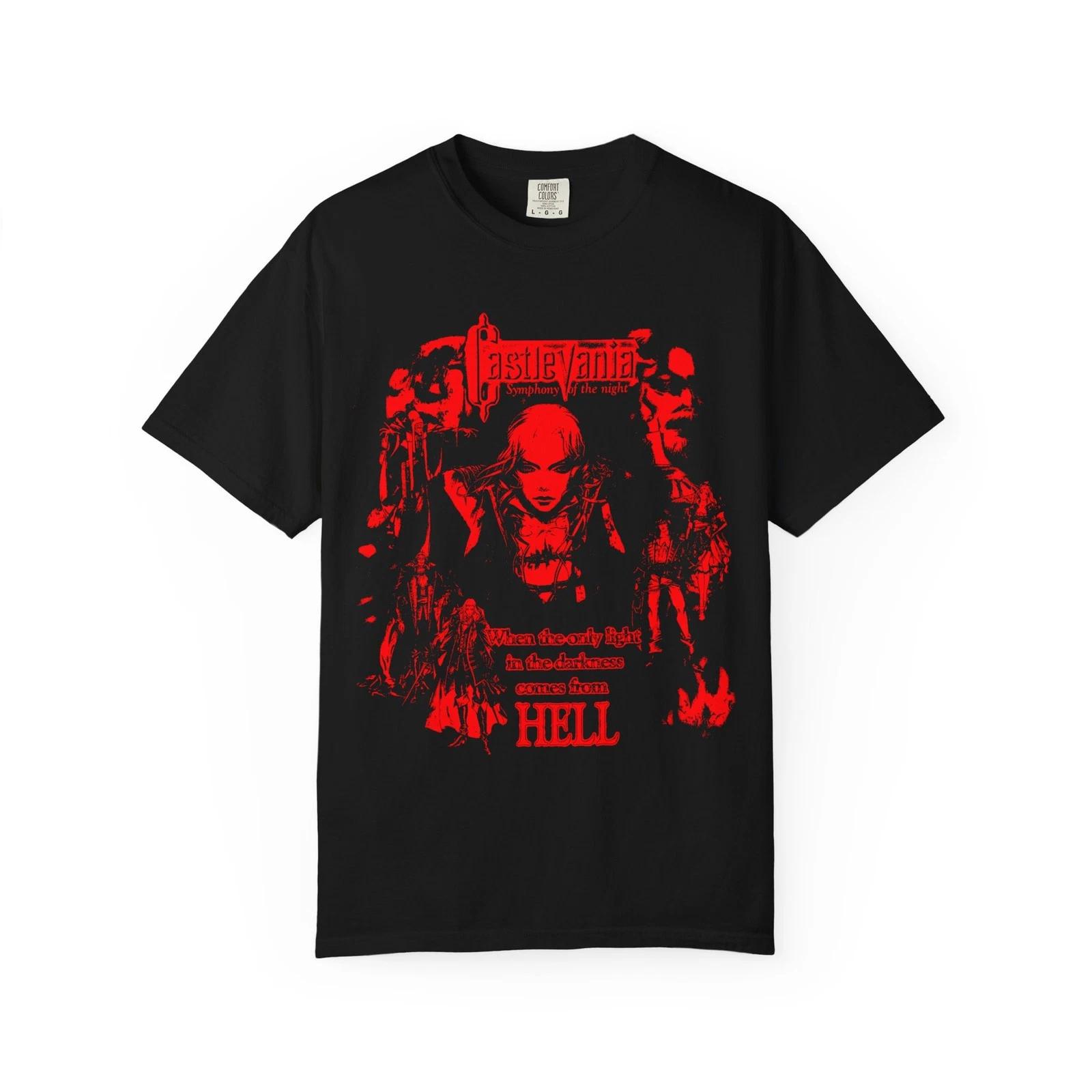 Gothic Horror T-Shirt, Castlevania Symphony Of The Night, Unisex Shirt, Vampire S