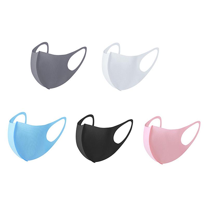 10Pcs Ice Silk Mask Spring And Summer Dustproof Washable Reusable Face Mask Unisex Adult/Mask Outdoor Travel Protection