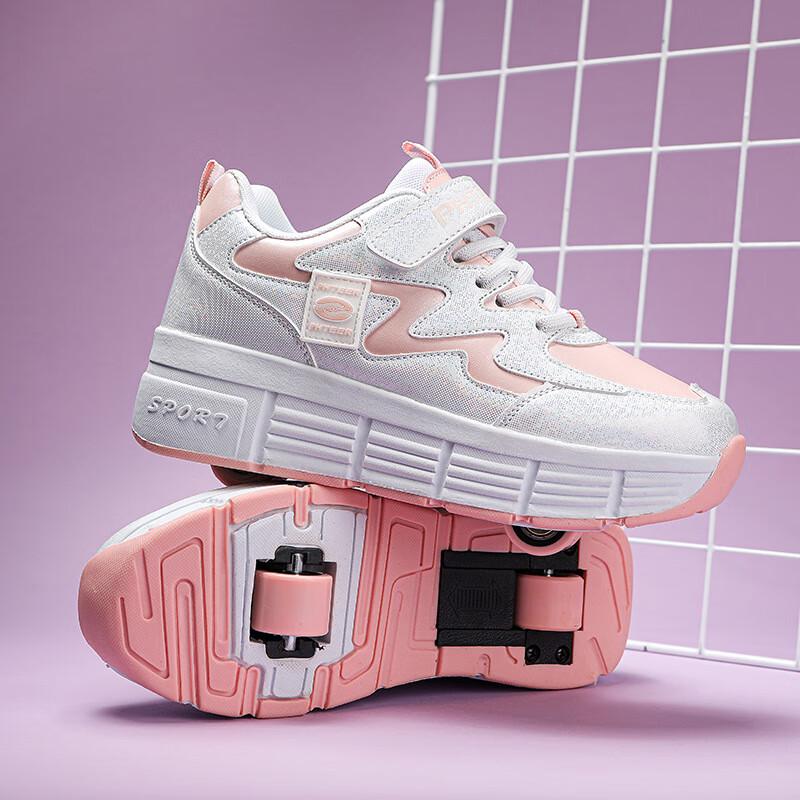 Unisex Dual Wheel Roller Shoes 40