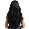 Lange, modische, sexy Perücke für Damen, hitzebeständig, schwarze Farbtöne