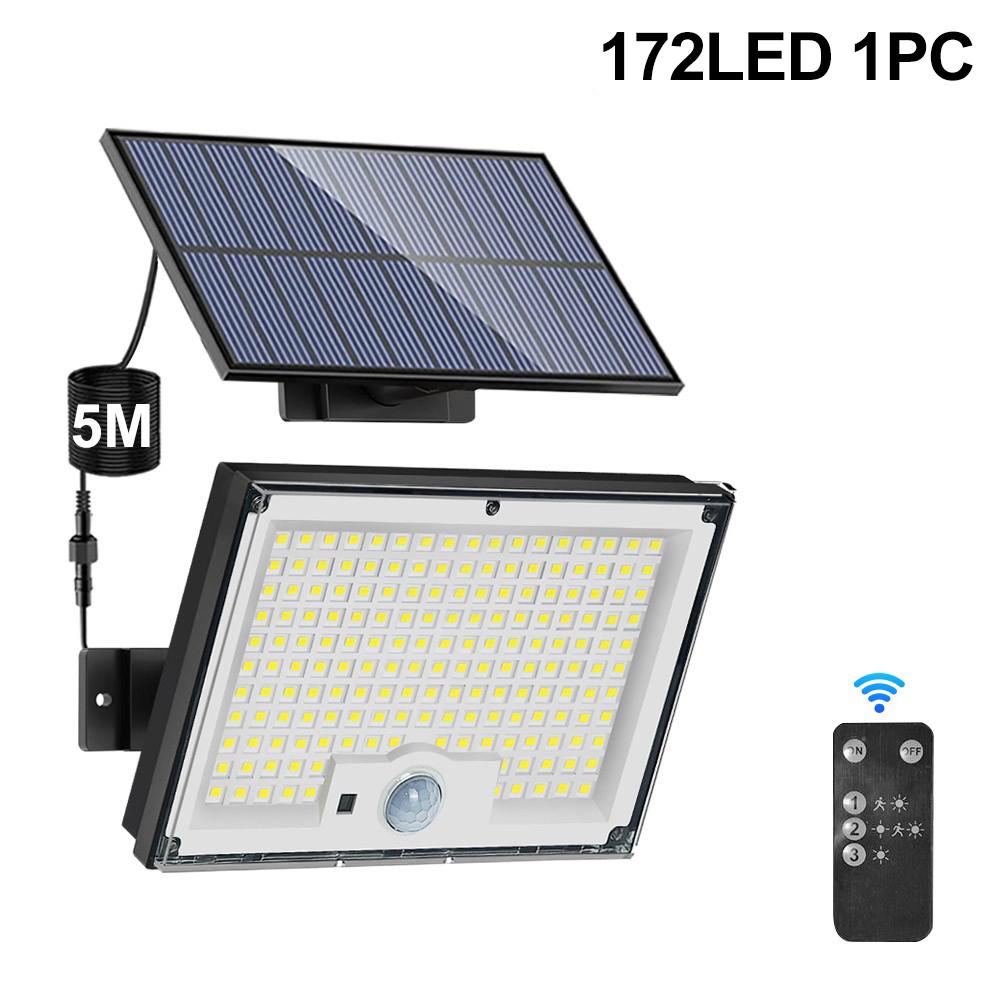 

Solar Lights Outdoor with Motion Sensor 172/400/344 LED Solar Security Flood Wall Lamp Waterproof Garden Garage Yard Pathway