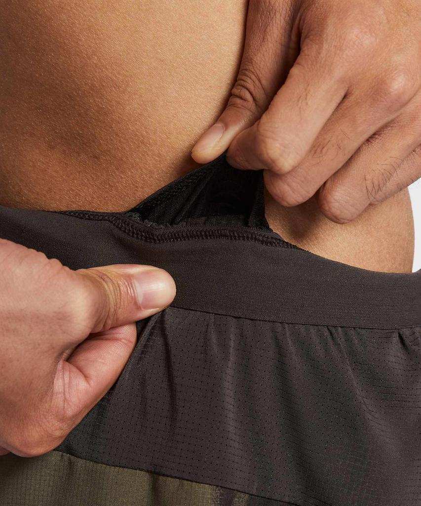NIKE Stride Dry-Fit 5-Inch Brief-Lined Running Shorts M - Dark Hazel:Velvet Brown:Fit Moss / Iq6058-212