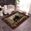1PC Nordic Animal Bear Theme Print Carpet Living Room Bedroom Sofa Office Large Area Decoration Mat Children's Game Carpet