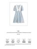 2026 Plus Size French Doll Collar Printed Dress - Retro Waist-Cinched A-Line Skirt for Summer