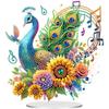 Acrylic 2D Flat DIY 5D DIY Diamond Art Tabletop Decorations Diamond Painting Desktop Decorations for Home Office Desktop Decor
