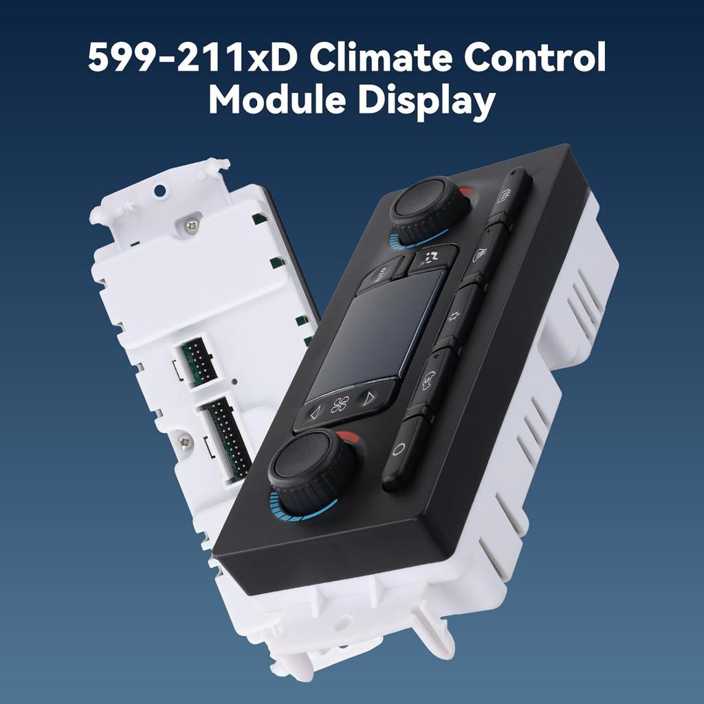 599-211XD A/C Heater Climate Control Module Panel Switch for 02-09 Chevy Silverado Suburban Tahoe Trailblazer Avalanche GMC Sierra Yukon Envoy