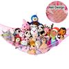 Spacious Soft Toy Hammock - Corner Storage Net for Plush Animals (Available In 4 Colors) - Sturdy Hanging Organizer