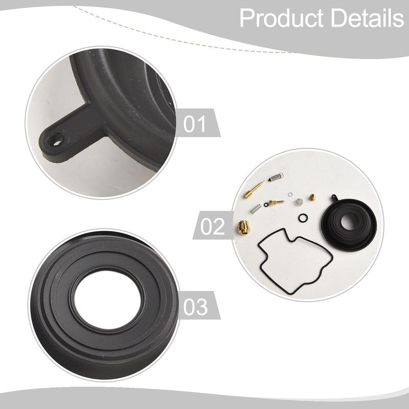 Fuel Supply Carburetor RepairKit Superior Carburetor Repair and Rebuild Kit for Kawasaki ZZR600D 1990 92 4 Packs