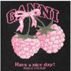 Ganni Women S raSpberry Logo Knit A1070276 252