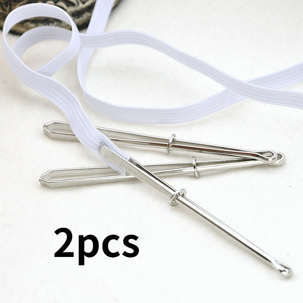 

2 шт. Швейные инструменты для самостоятельного шитья эластичная лента дырокол для вышивки крестом нитевдеватель эластичный зажим (Носить веревку) Высококачественные зажимы для одежды