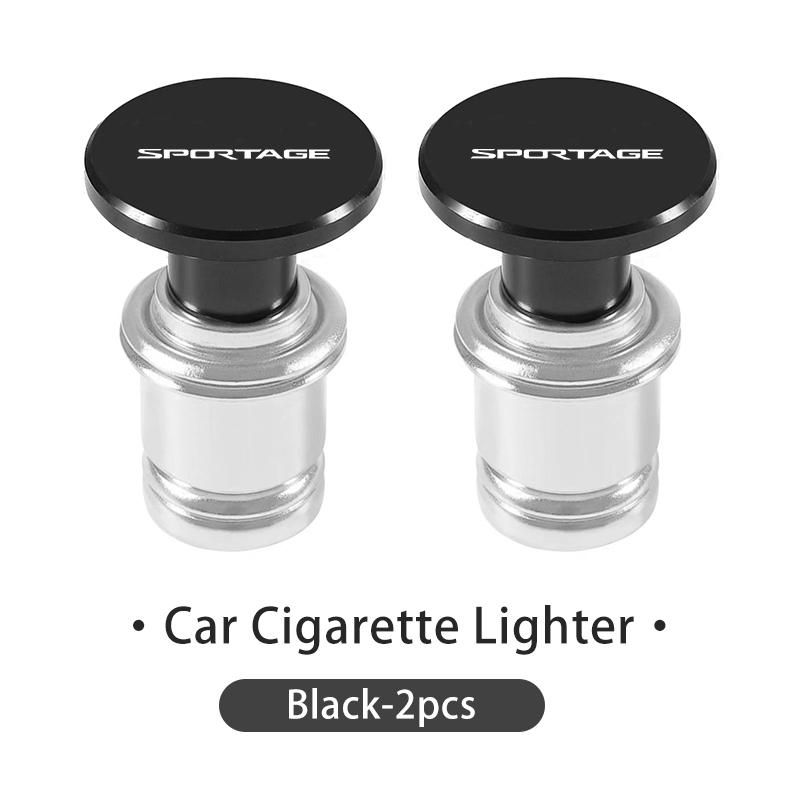 RVGH1 Car Cigarette Lighter Dustproof Cover Aluminum Alloy Accessories For KIA Sportage Rio K5 K2 Optima Cerato Proceed Venga Sedona