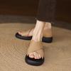 Roman Versatile Sandals Women's Summer 2025 New Casual Versatile Sandals Large Size Women's Soft-soled Flat Sandals