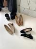 Damenschuhe mit quadratischer Spitze, Keilabsatz, Einzelne Schuhe, Abendschuhe 2025 neu, dünn, flachmündig, weiches Leder, dicke Sohle, erhöhend, Arbeitsdamenschuhe