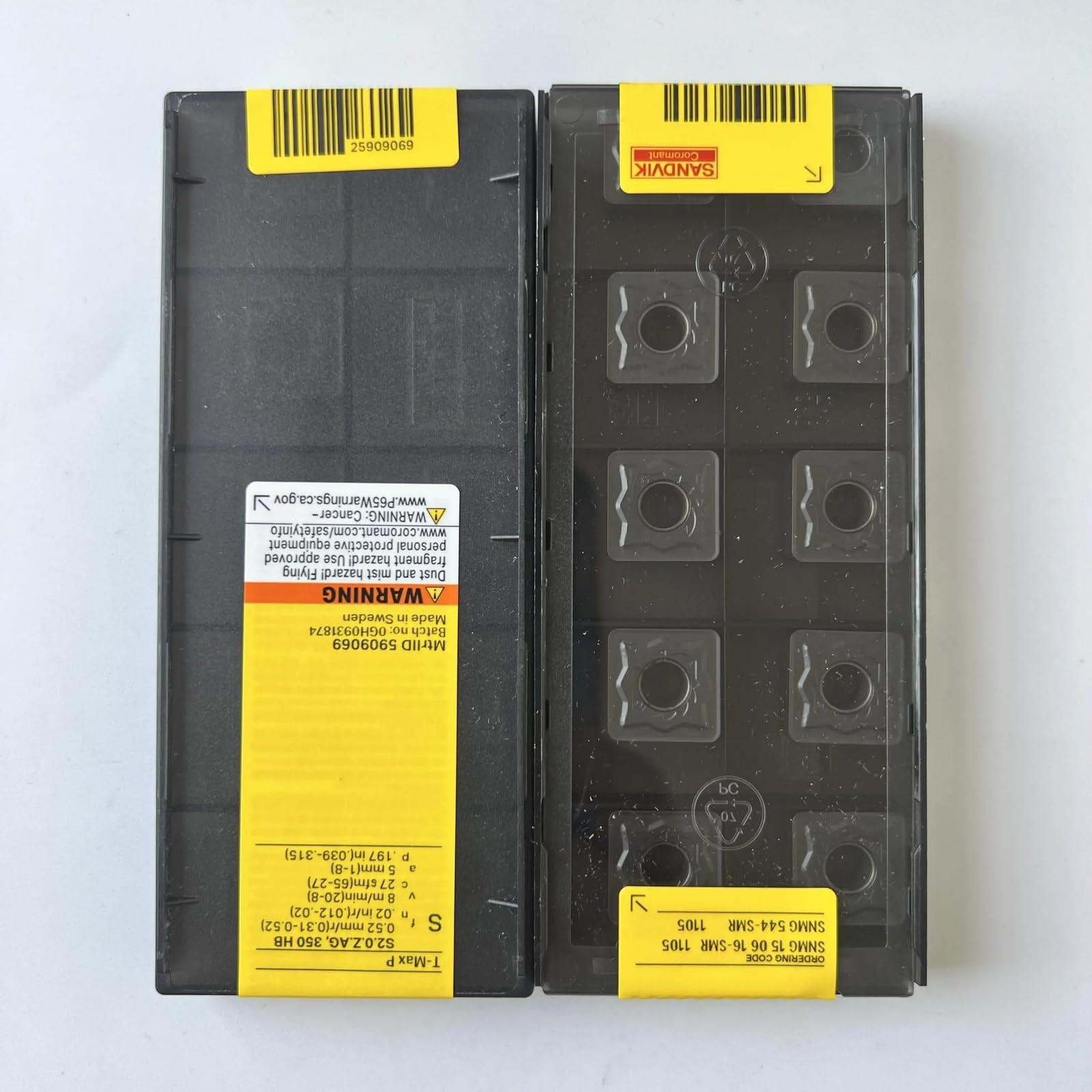 

Original Sandvik / SNMG150616-SMR 1105 /CNC lathe carbide blade tool 10 Pcs