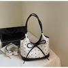 Korean Style Bow Underarm Handbag - 2025 Fashionable Women's Casual Shoulder Bag