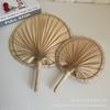 Vintage Pudong Ventilator Sommer Großer Pudong Ventilator Palmblatt Tanz Handgekurbelter Ventilator Sommer Mückenschutz Kühlventilator Handgefertigter Palm Sonnenblumen Ventilator