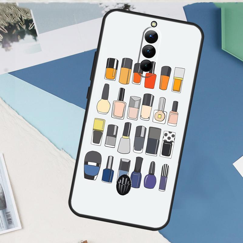 Nail Polish Bottles Collection Case For ZTE Nubia Red Magic 8S 9S 10S 10 9 8 11 Pro Plus 6 7 6S 7S Pro 5G 6R 10 Air Cover