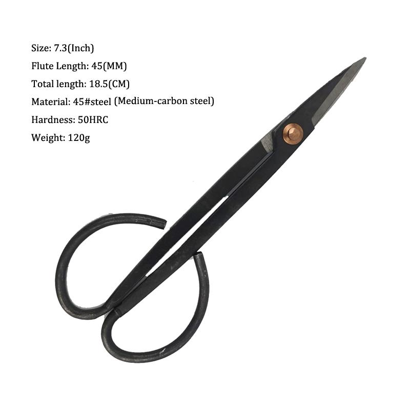 

18 см/21 см Инструмент для начинающих бонсай Ножницы с длинной ручкой Садовые ножницы для веток растений Инструменты для обрезки сада Ножницы для бонсай