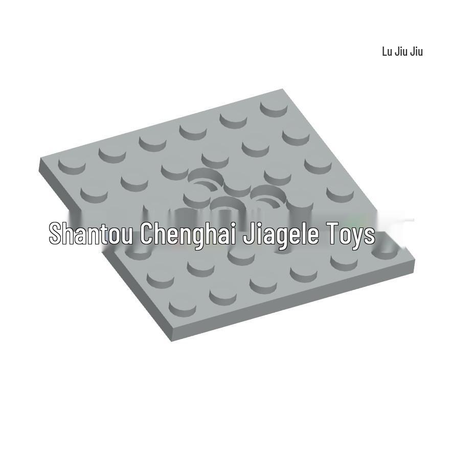 Cross-Border MOC 6x6 Building Block Plate with Center Holes