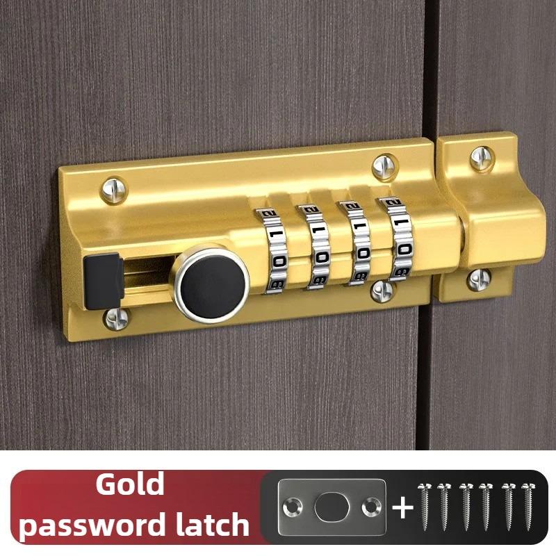 Safety zinc alloy anti-theft bolt machinery 4 sets of digital combination code lock wooden door storage cabinet tongue cam lock