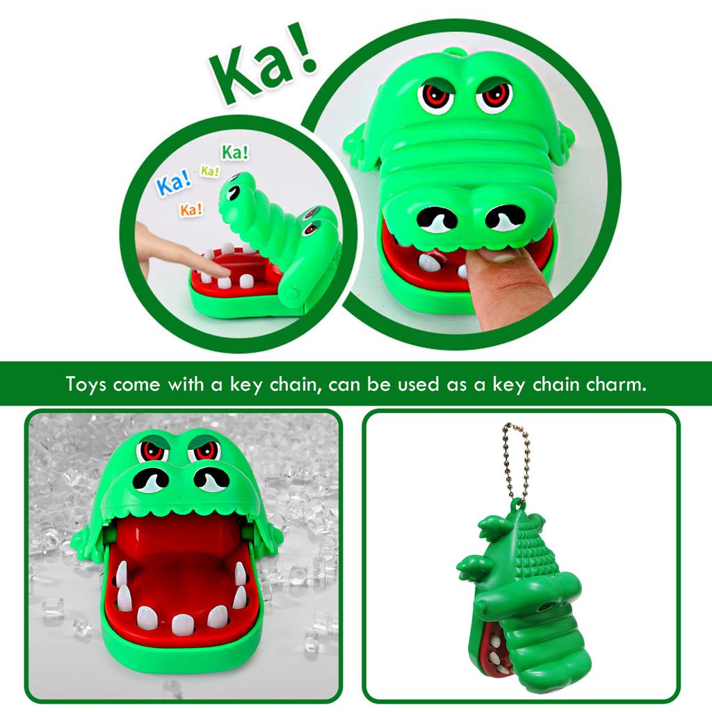 Crocodile Teeth Toys Biting Finger Dentist Games Creative Alligator Family Party Toy Non‑ for Family Games