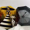 1pc witch, cat Automatic Open/Close Umbrella Compact Folding Umbrella with 8-Rib Shaft for Women/Men, Portable Travel Umbrella,1148S