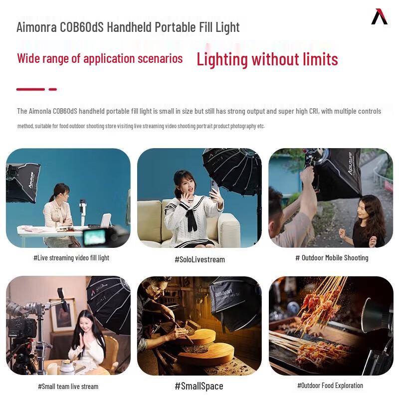 Aputure Amaran 60x S COB LED Video Light Kit