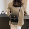 Fashion trend multi-pocket small square bag women's bag 2025 new niche simple shoulder bag casual messenger bag
